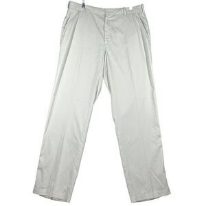 Nike Golf Tour Performance Dri Fit Pants Mens 36x34 White Slacks Trousers Preppy